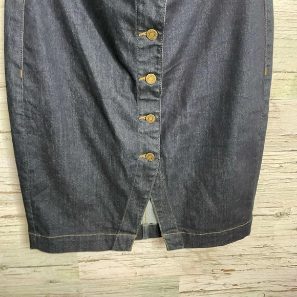 Buffalo midi Jean skirt button up fly size 27 - Picture 2 of 7